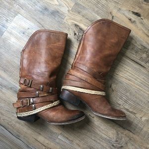 Freebird Boots Drove Brown Riding Mid Clf Riding 9